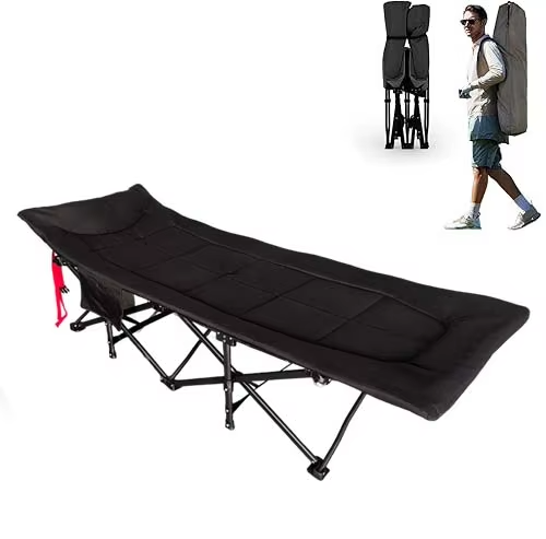 Portable Folding Sleeping Cot Single Office Camping Bed Foldable Camping Cot
