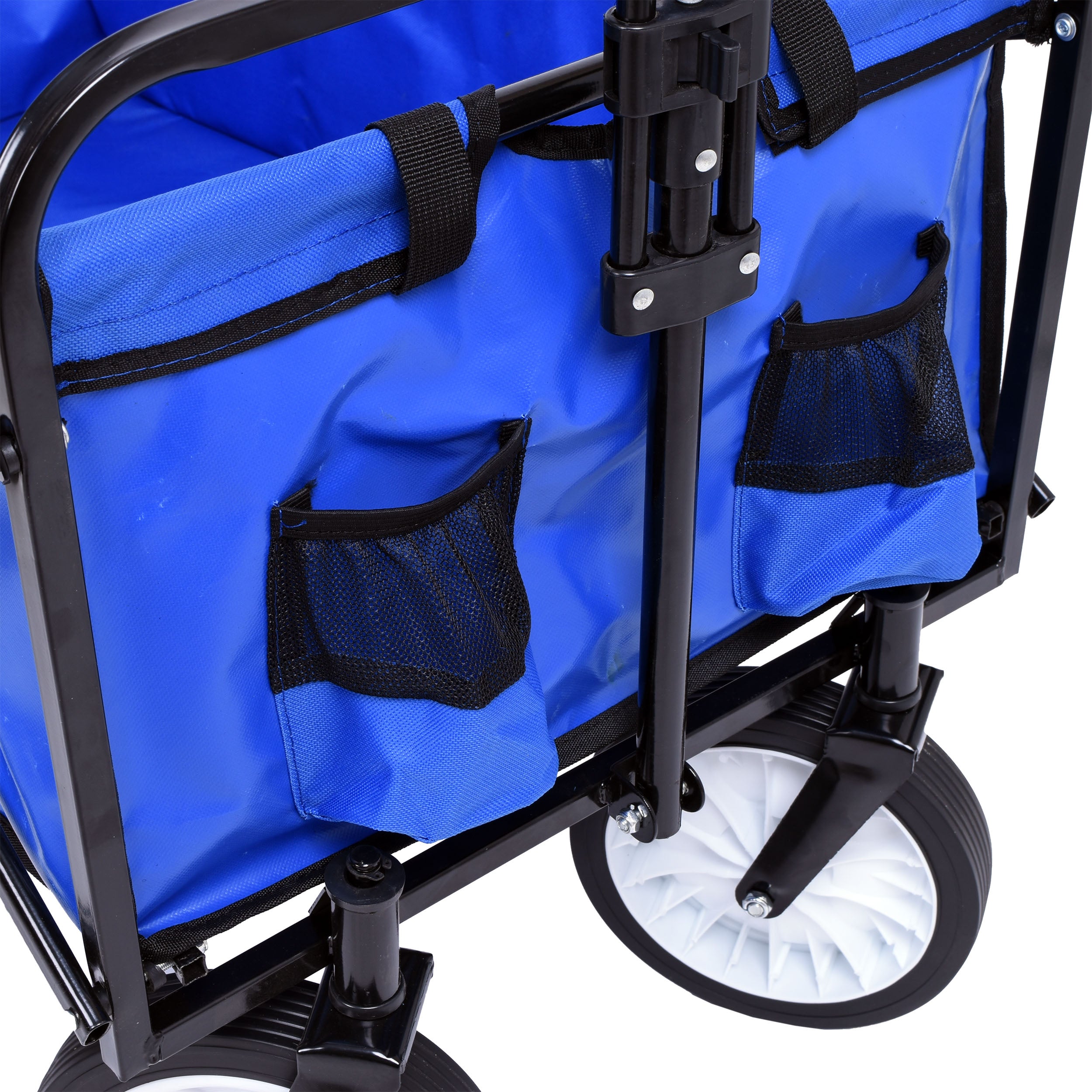 Outdoor Camping Garden Beach Folding Stroller Wagon Cart With UniveOutdoor Camping Garden Beach Folding Stroller Wagon Cart With Universal Wheels And Adjustable Handlersal Wheels And Adjustable Handle