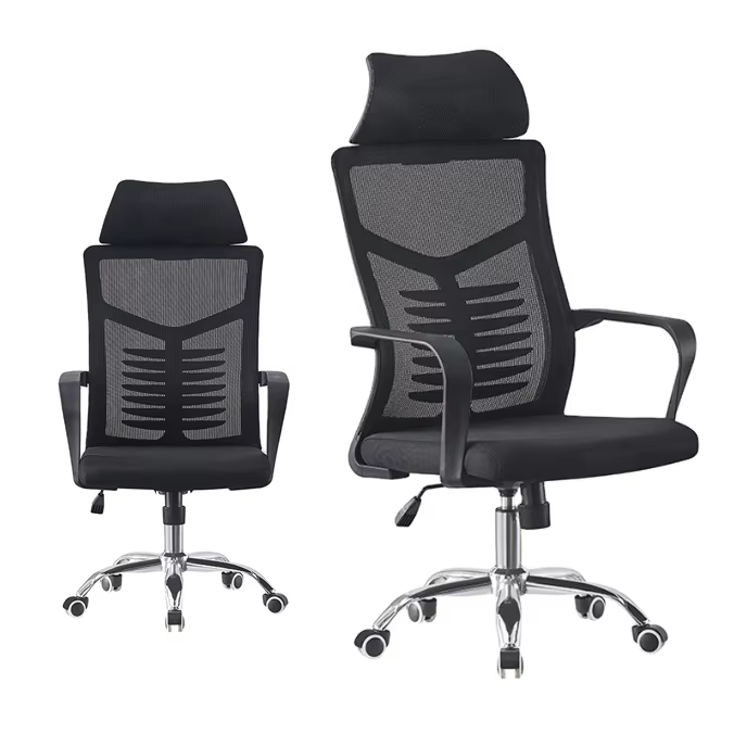 Height Adjustable PP Office Computer Chair Mesh Office Ergonomic Chair