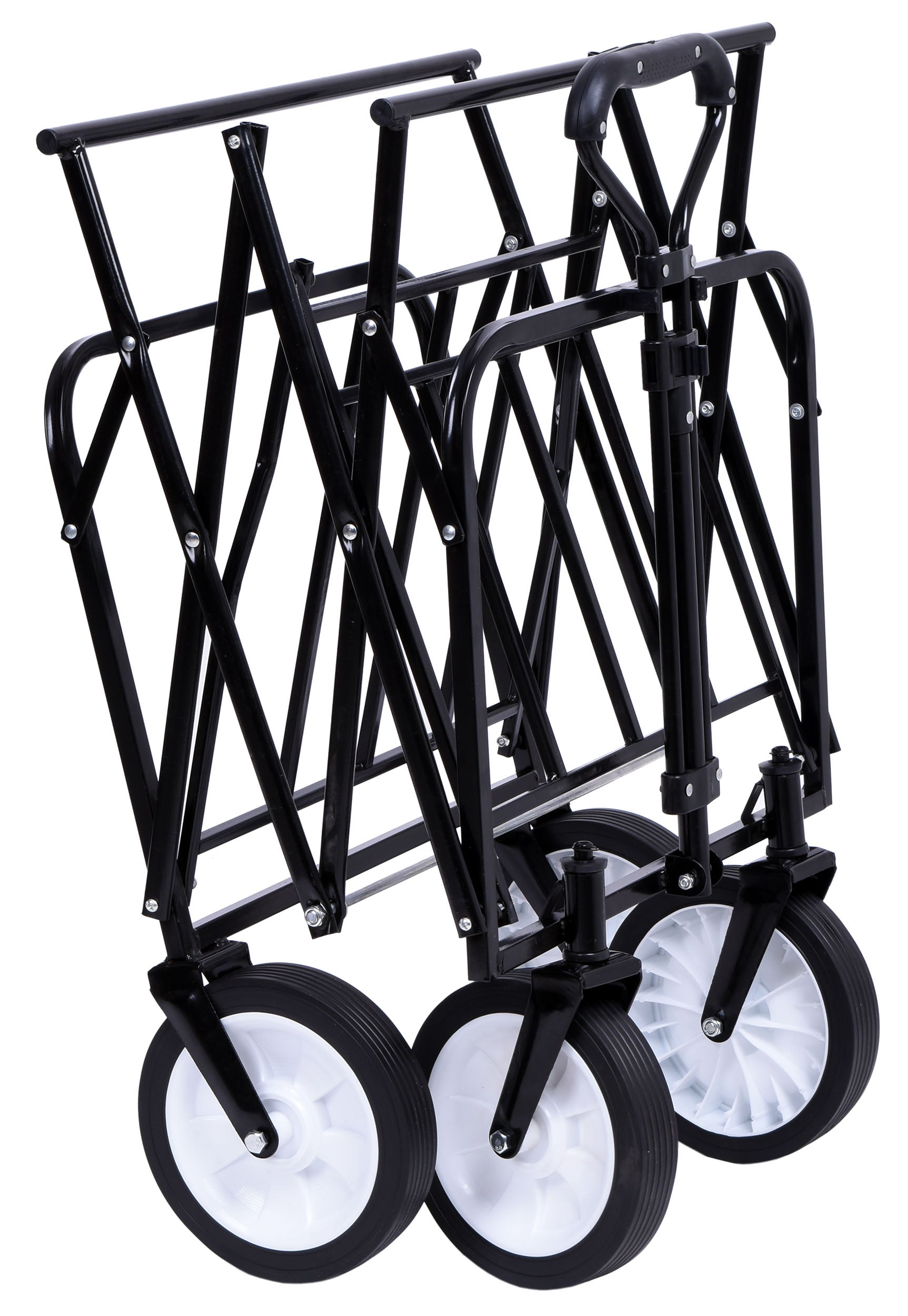 Outdoor Camping Garden Beach Folding Stroller Wagon Cart With UniveOutdoor Camping Garden Beach Folding Stroller Wagon Cart With Universal Wheels And Adjustable Handlersal Wheels And Adjustable Handle