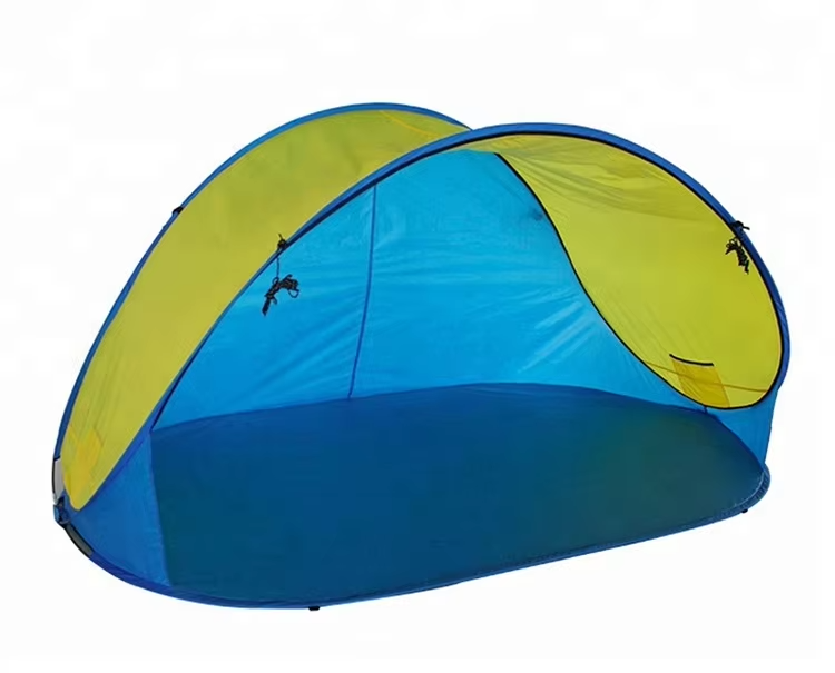 New Outdoor Camping Pop Up Beach Tent Sun Shade Eco-Friendly Uv Fabric Sun Shelter Summer Tent