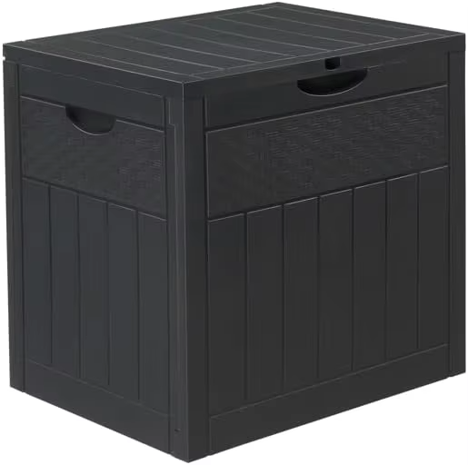 126L Garden Outdoor Waterproof Plastic Deck Storage Box
