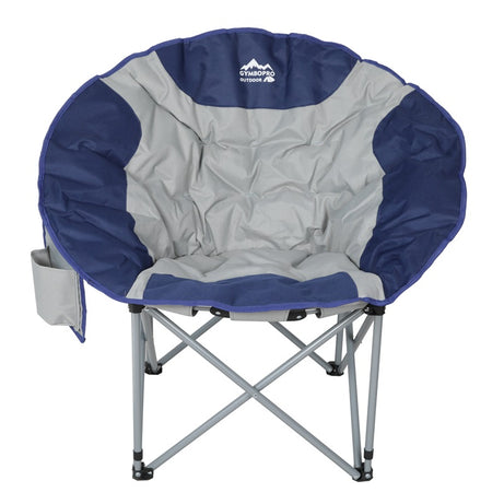 Customized Simple Aluminum 7075 Frame Collapsible Folding Heavy Duty Rocking Moon Camping Chair