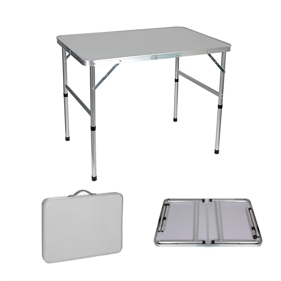 Outdoor Adjustable Lightweight Portable Aluminum Folding Camping Table