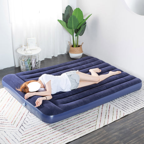 Outdoor Comfortable Foolding Portable Inflatable Sleeping Mattress Inflatable Air Bed For Camping