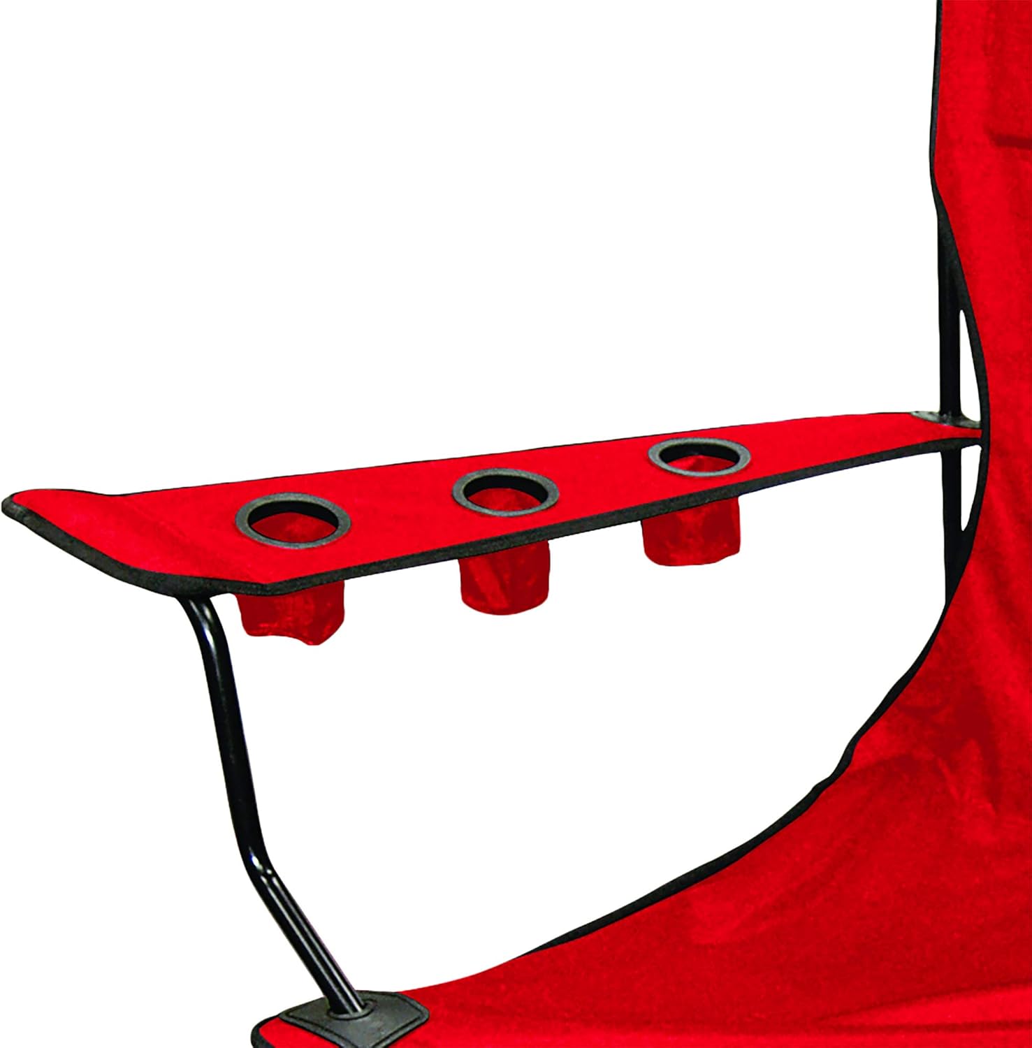 Outdoor Oversized Giant Steel Tube Portable Folding Camping Chair With Armrest