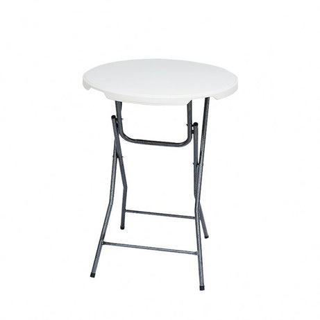 110cm Height Round Modern Foldable Bar Table Outdoor Party Bar White Folding Plastic Table