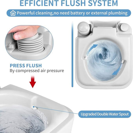 20L Camping Travel Toilet Outdoor Mobile Portable Toilet for Wholesale