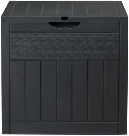 126L Garden Outdoor Waterproof Plastic Deck Storage Box