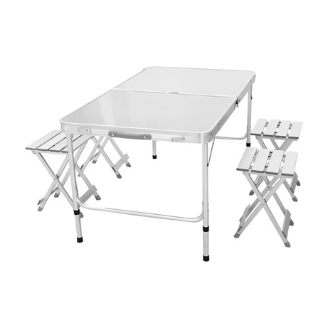 Portable Lightweight Outdoor Garden Camping Aluminum Table And Chair Set Folding Table