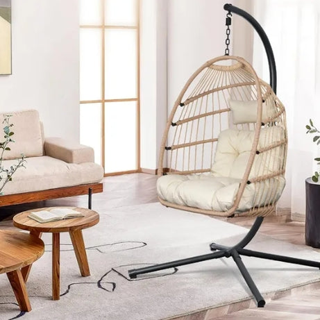 Garden Popular Outdoor Hanging Egg Chair Patio Swings Hanging Chair for Wholesale
