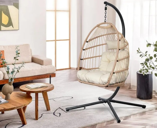 Garden Popular Outdoor Hanging Egg Chair Patio Swings Hanging Chair for Wholesale