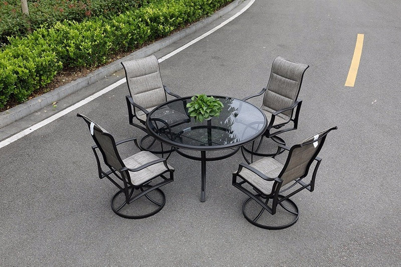 High Quality Luxury Modern Furniture Swivel Patio Comfortable Dining Chairs