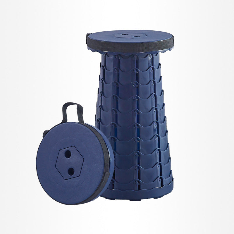 Portable Plastic Telescopic Adults Camping Fishing Garden Collapsible Waiting Foldable Retractable Stool Chair