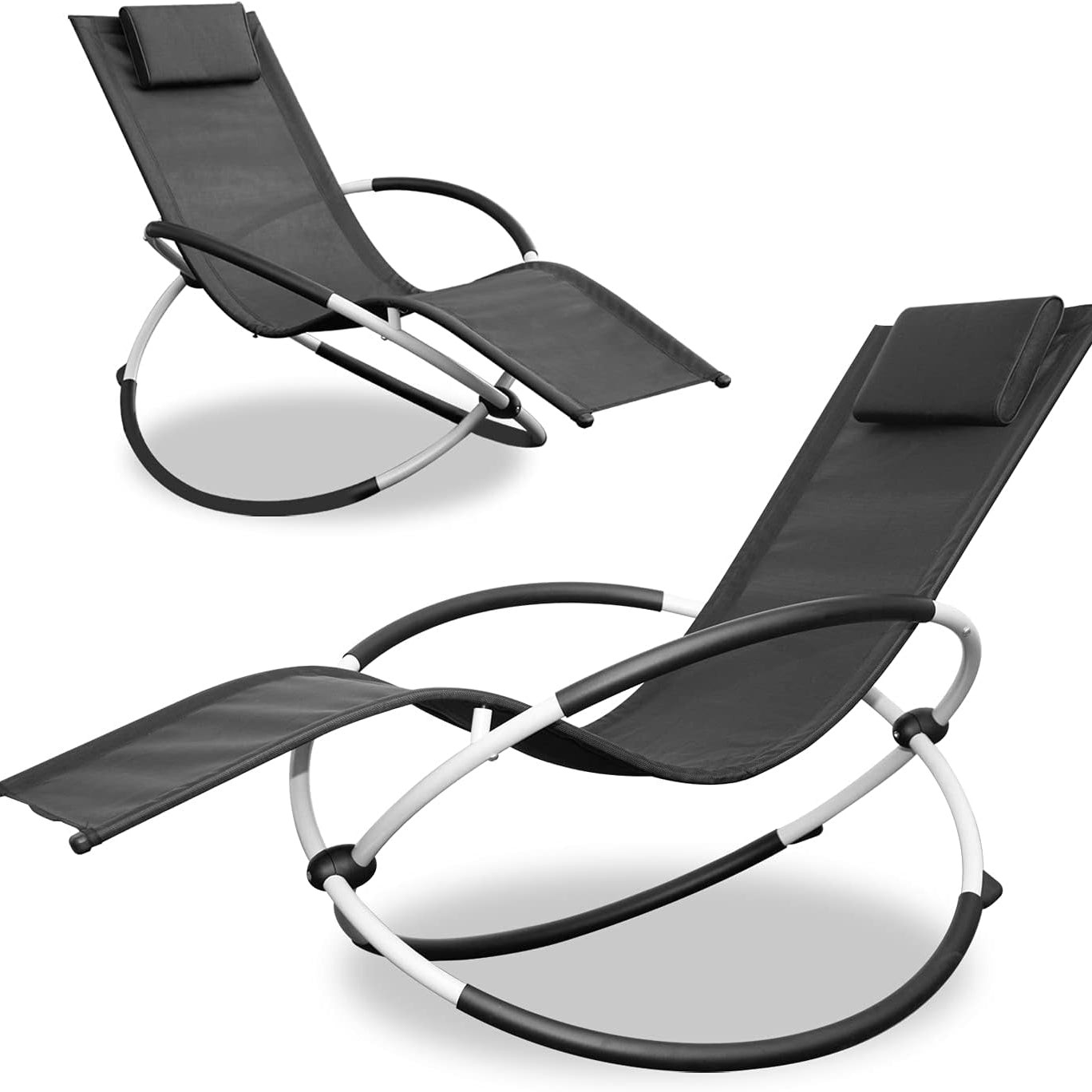 Breathable And Comfortable Wholesale Outdoor Beach Lounge Chair Adjustable Zero Gravity Patio