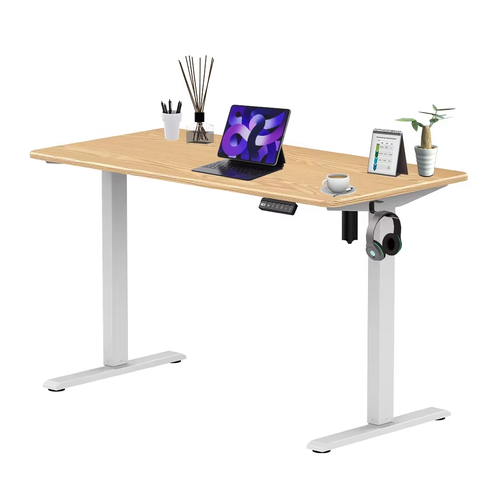 Single Motor Home Office Electric Height Adjustable Standing Desk