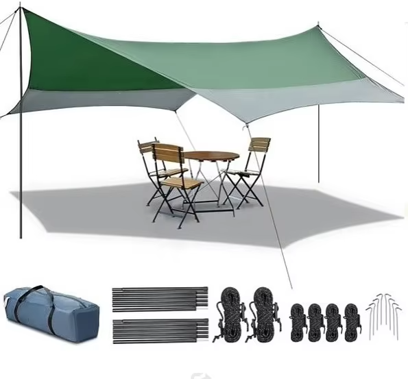 High Quality Portable Lightweight Waterproof Sunshade For Camping Hiking