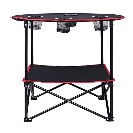 Portable Outdoor Folding Beach Table Picnic Table Lightweight Canvas Foldable Camping Table