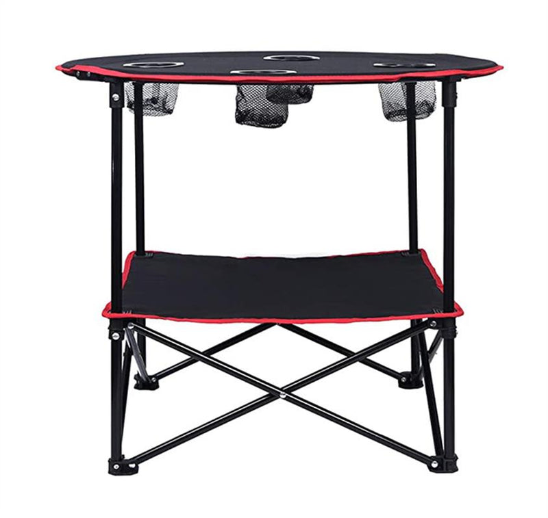 Portable Outdoor Folding Beach Table Picnic Table Lightweight Canvas Foldable Camping Table