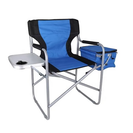 Outdoor Folding Custom Director Chair With Side Table And Cooler