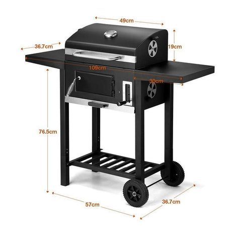 Outdoor Bbq Rack Thickened Large Grill Stove Smoked Camping Grill Charcoal Barbecue Grill