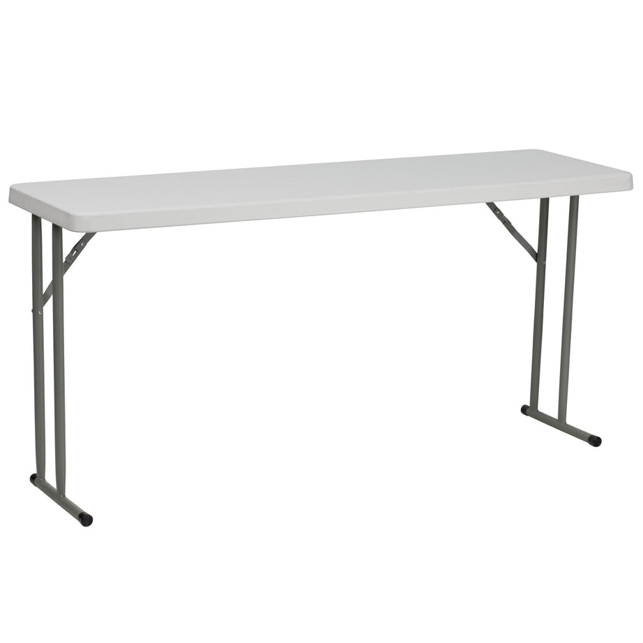 Modern Portable Outdoor 6ft Dining White Hdpe Plastic Folding Table