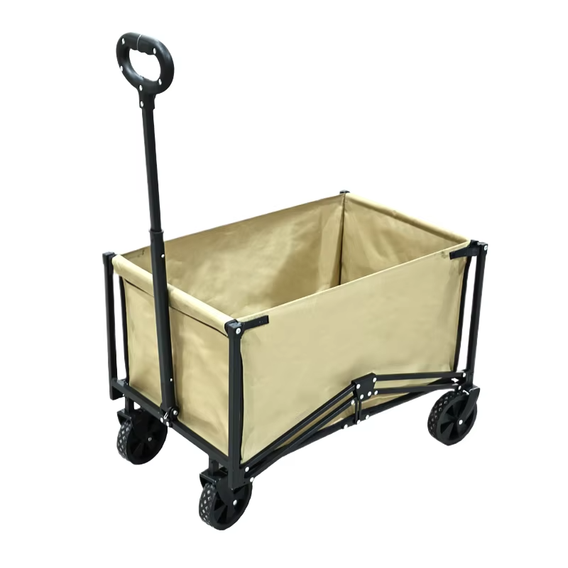 Customizable 600D Oxford Cloth Multi-purpose Portable Folding Steel-frame Four-wheel Trolley