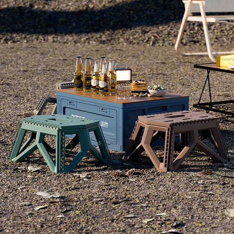 Outdoor Lightweight Portable Camping Plastic Folding Stool Folding Chair