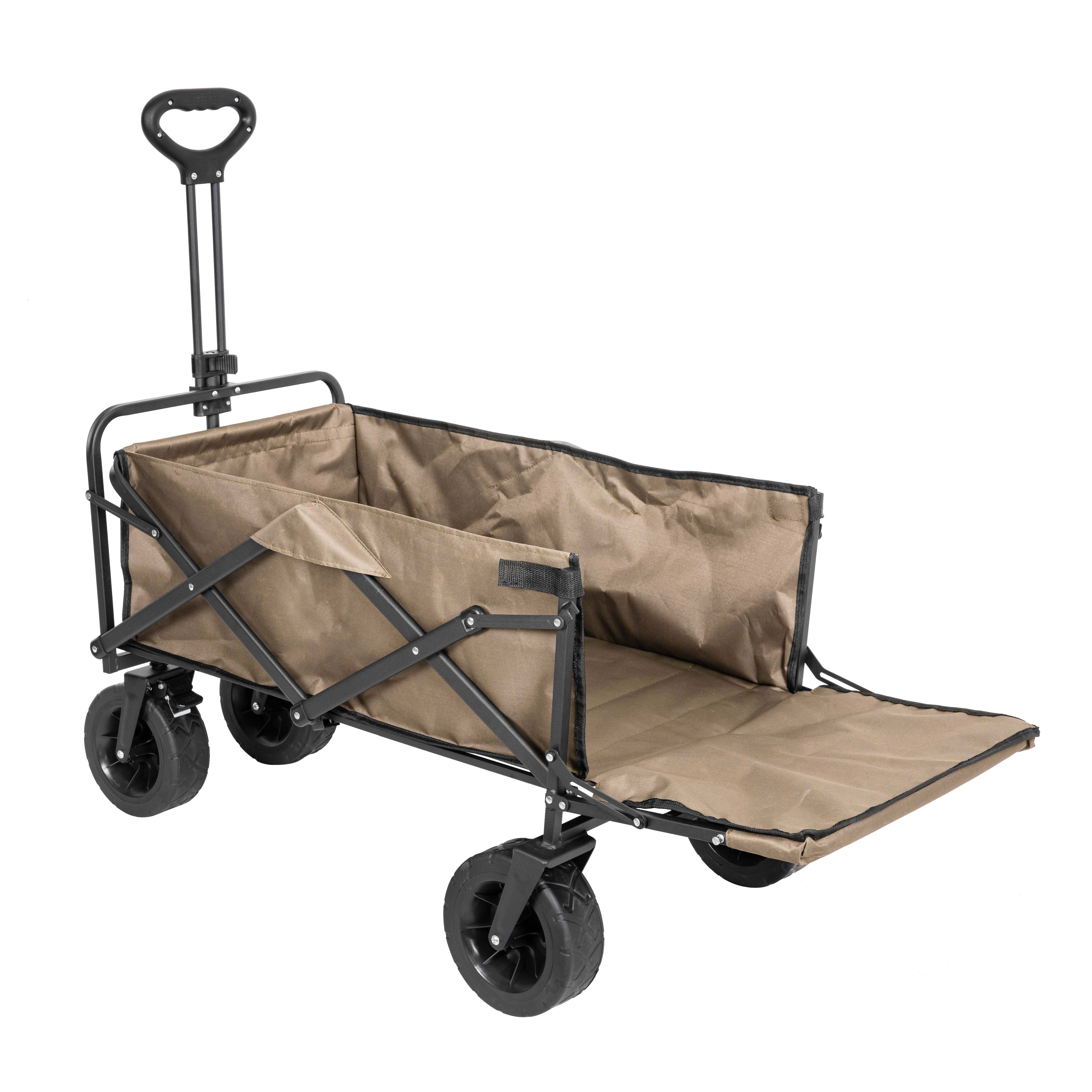 Portable Garden Foldable Sturdy Steel Frame Cart Picnic Camping Folding Wagon Cart