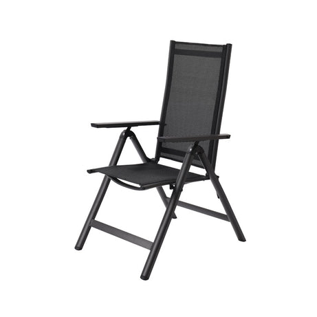 Outdoor Folding Lounge Chair Stackable Aluminum Garden Chair For Wholesale