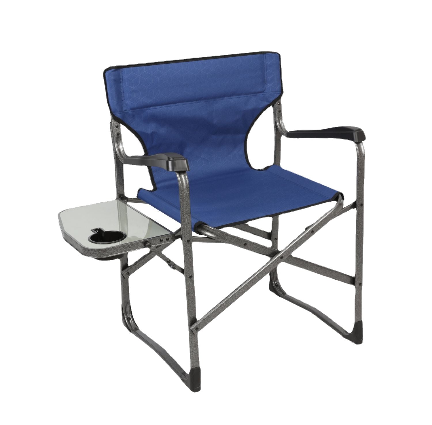 Outdoor Portable Compact and Space Saving Portable Folding Director Chair with Side Table