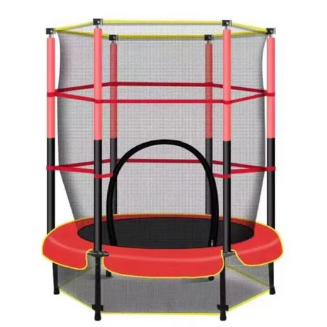 Customizable Outdoor Mini Gymnastics Trampoline With Safety Enclosure