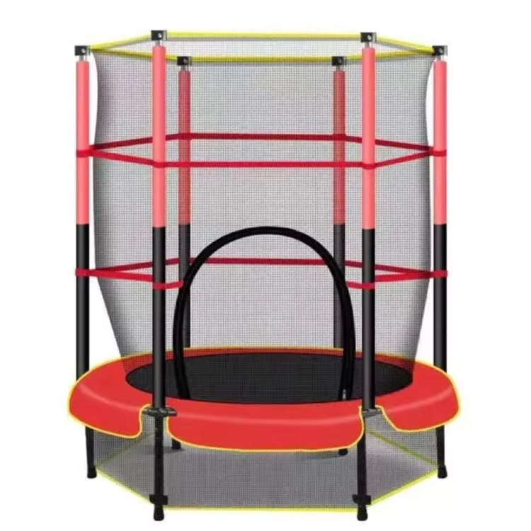 Customizable Outdoor Mini Gymnastics Trampoline With Safety Enclosure