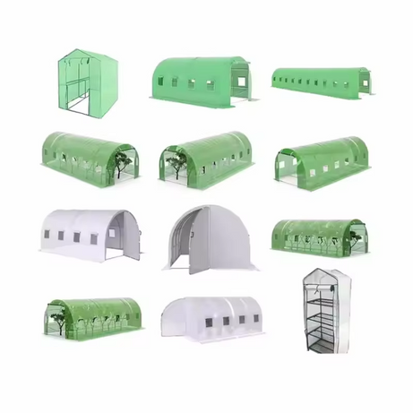 4*3M 6*3M 8*3M Green House Galvanized Tube Tunnel Garden Greenhouse Cover