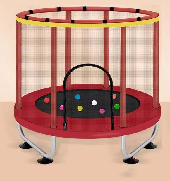 Indoor And Outdoor Children's Trampoline Small Mini Trampoline With Protection Net