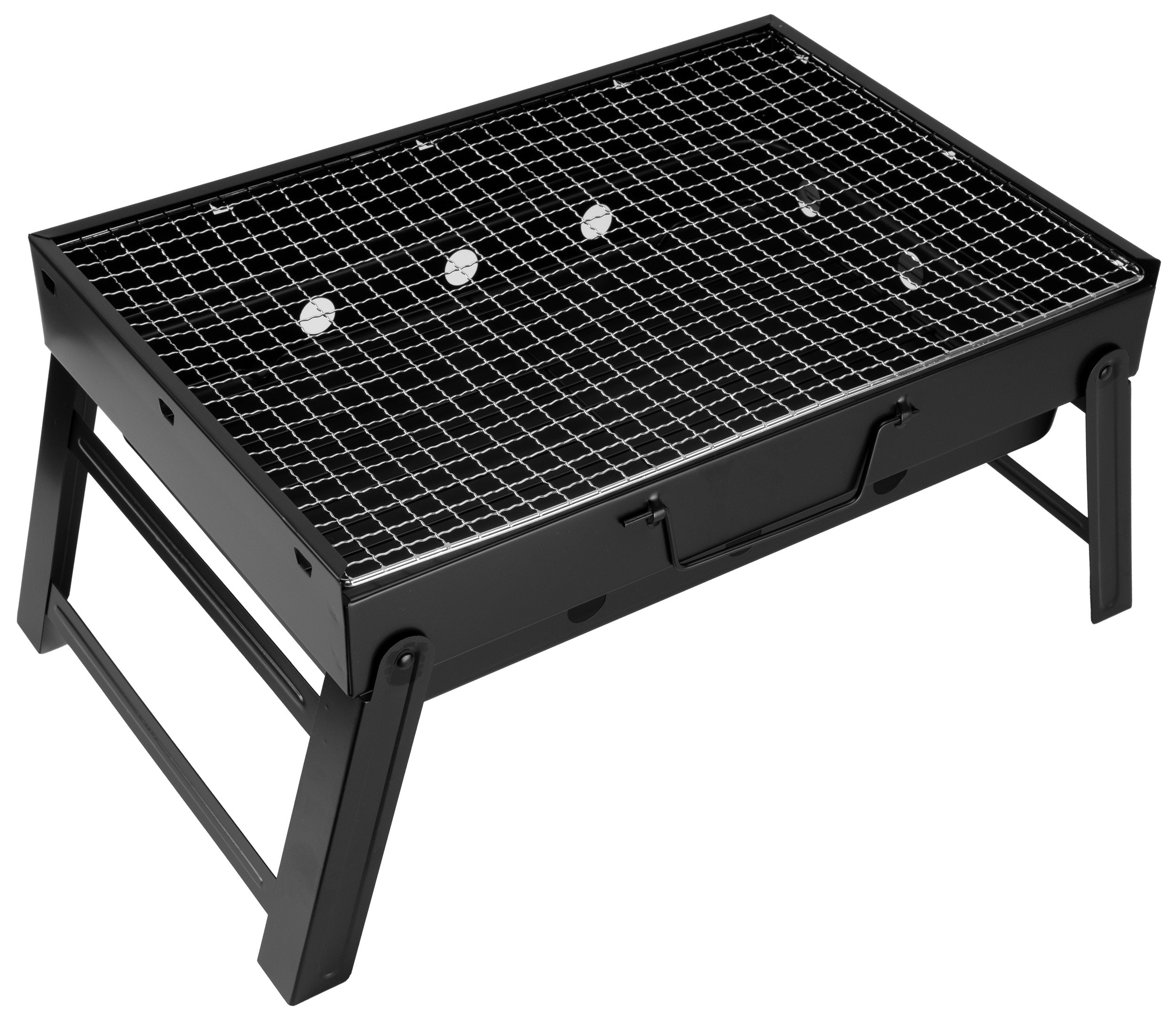 Outdoor Folding Portable Steel Barbecue Bbq Charcoal Grill For Camping Picnic