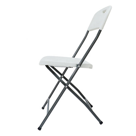 Wholesale Cheap Stackable Metal Folding Garden Portable Outdoor Plastic Hdpe White Resin Folding Chairs