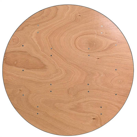 Outdoor Wedding Banquet Folding Dining Table Foldable Round Wooden Table For Wholesale