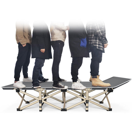 Outdoor Travel Camping Bed Ultra-light Folding Mountaineering Lightweight Office Portable Folding Bed Lounge Chair