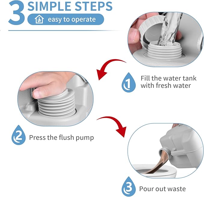 20L Camping Travel Toilet Outdoor Mobile Portable Toilet for Wholesale