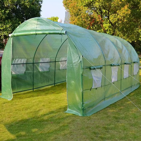 4*3M 6*3M 8*3M Green House Galvanized Tube Tunnel Garden Greenhouse Cover