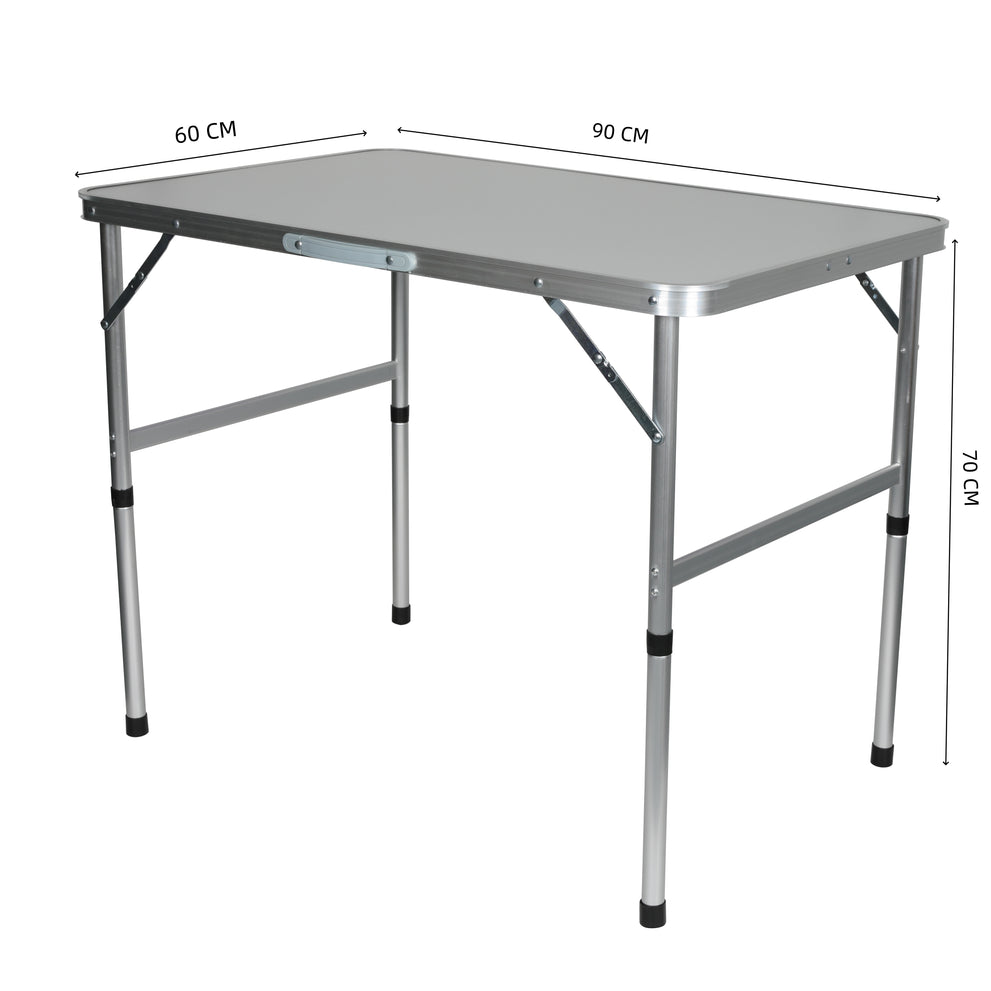 Outdoor Adjustable Lightweight Portable Aluminum Folding Camping Table