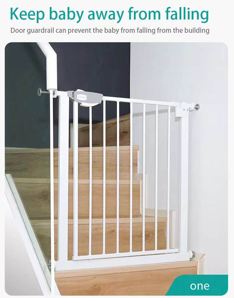 Pressure Mounted Auto Close Steel Pet Gate Safety Gate Heat Treated Fencing Trellis Security