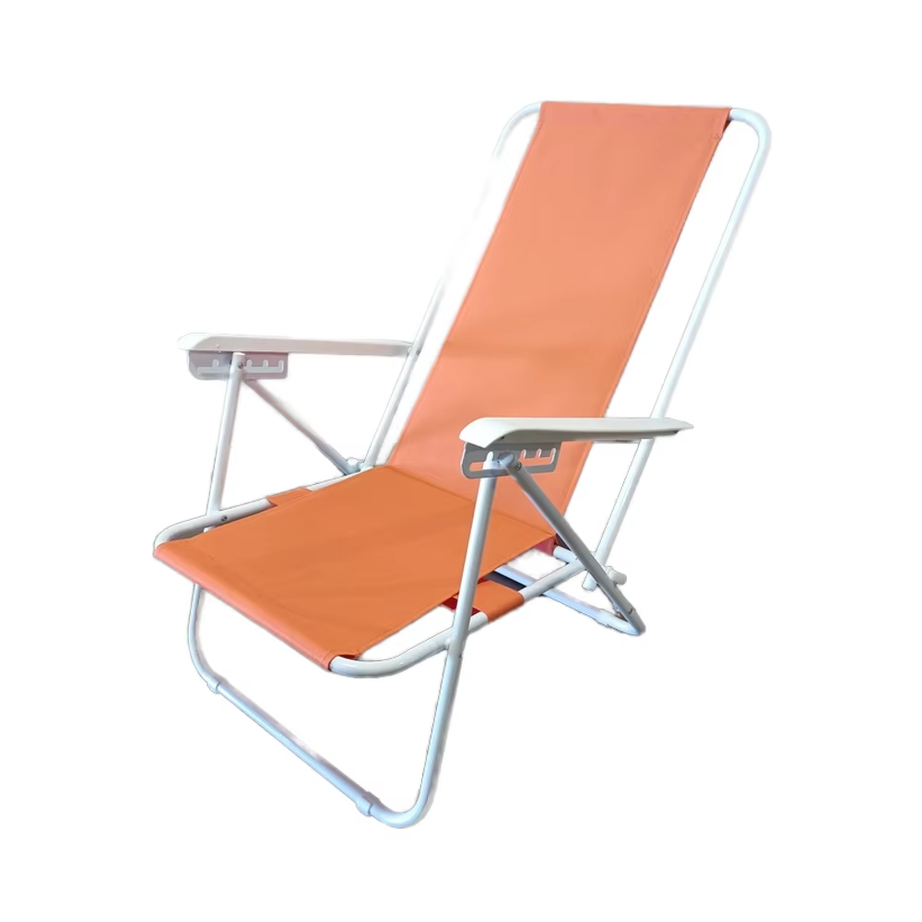 Customized Portable Folding Chair Six Position for Outdoor Oxford Fabric Fishing Beach Camping Furniture