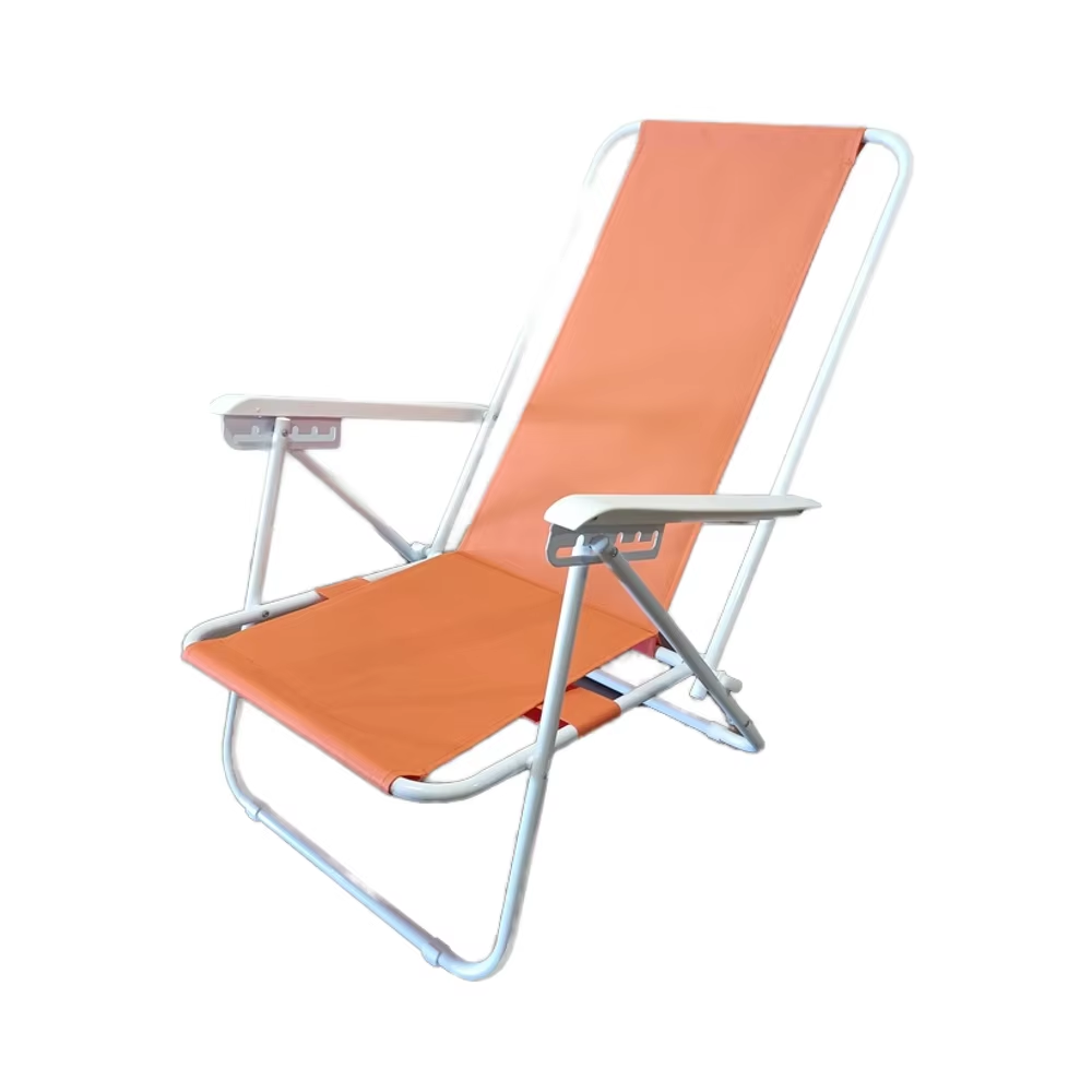 Customized Portable Folding Chair Six Position for Outdoor Oxford Fabric Fishing Beach Camping Furniture