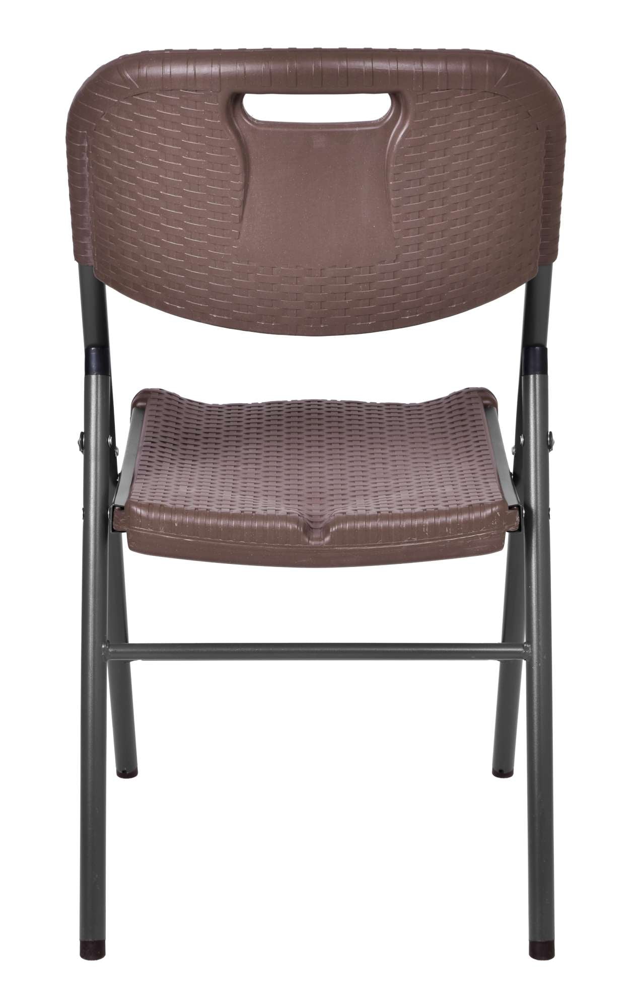 Garden Portable Outdoor Brown Rattan Plastic HDPE Plastic Folding Chairs For Wholesale