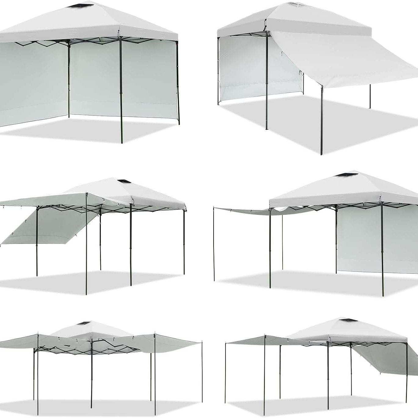 Custom Pagoda Gazebo Pop up Trade Show Folding Event Canopy Tent Outdoor with Two Sides Ceilings