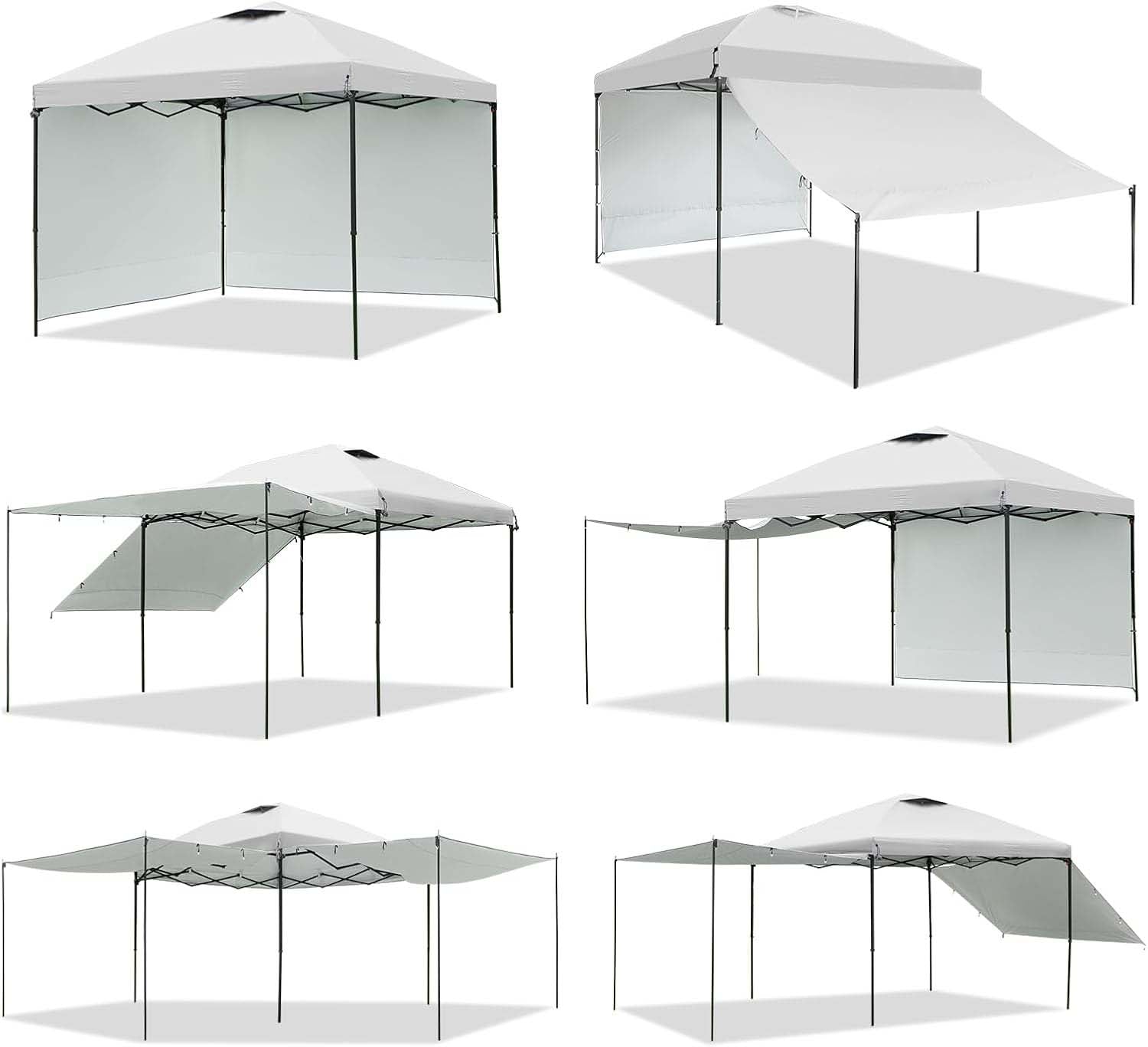 Custom Pagoda Gazebo Pop up Trade Show Folding Event Canopy Tent Outdoor with Two Sides Ceilings