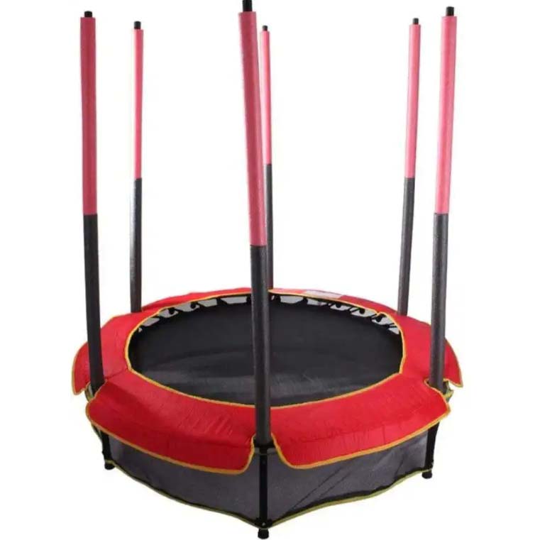 Customizable Outdoor Mini Gymnastics Trampoline With Safety Enclosure