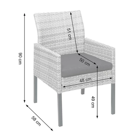2PC Wholesale Patio Modern Stainless Steel Outdoor Garden Rattan Patio Chairs